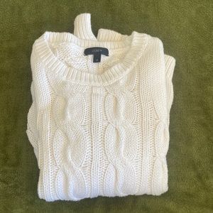 Jcrew cable knit sweater